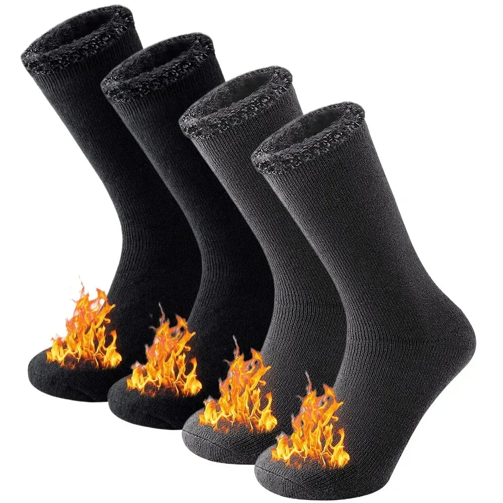 2 Pairs Winter thick Thermal Ski Snowboard Hiking Socks