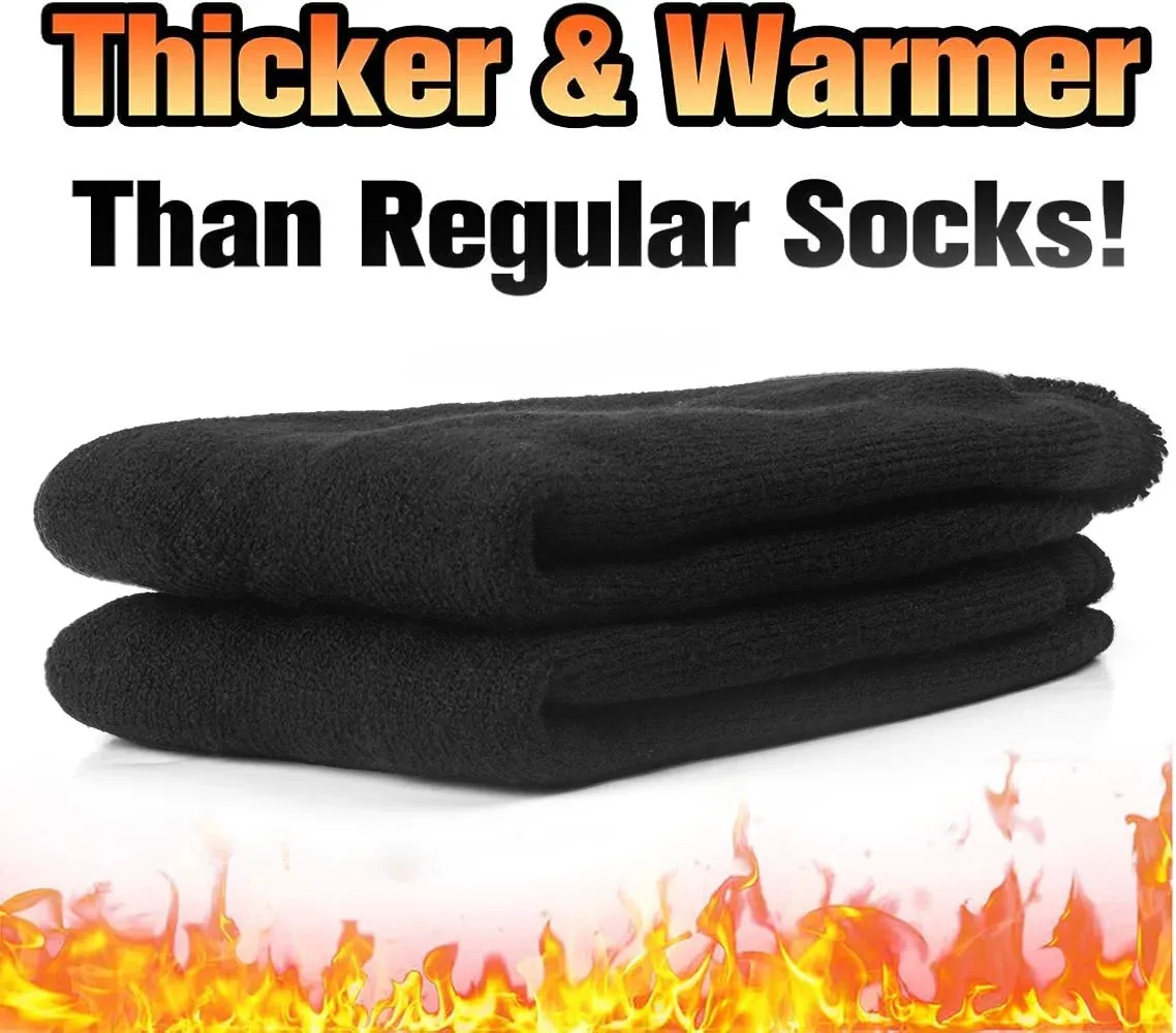 2 Pairs Winter thick Thermal Ski Snowboard Hiking Socks