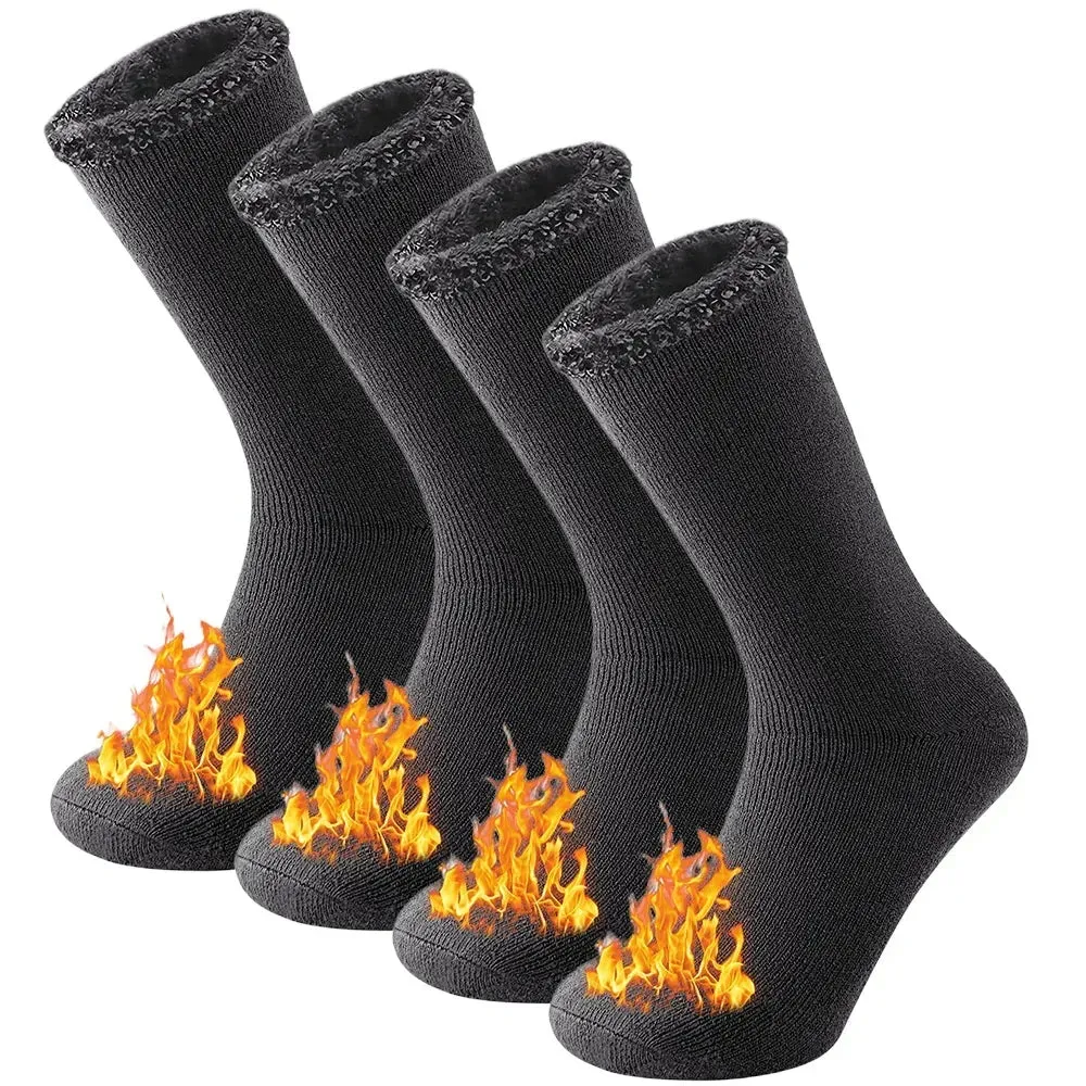 2 Pairs Winter thick Thermal Ski Snowboard Hiking Socks