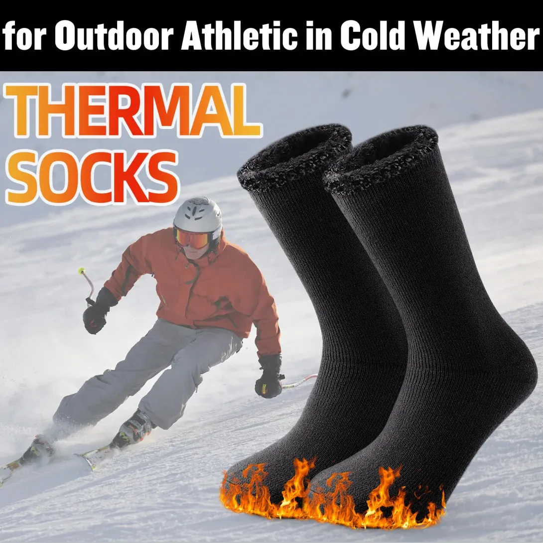 2 Pairs Winter thick Thermal Ski Snowboard Hiking Socks