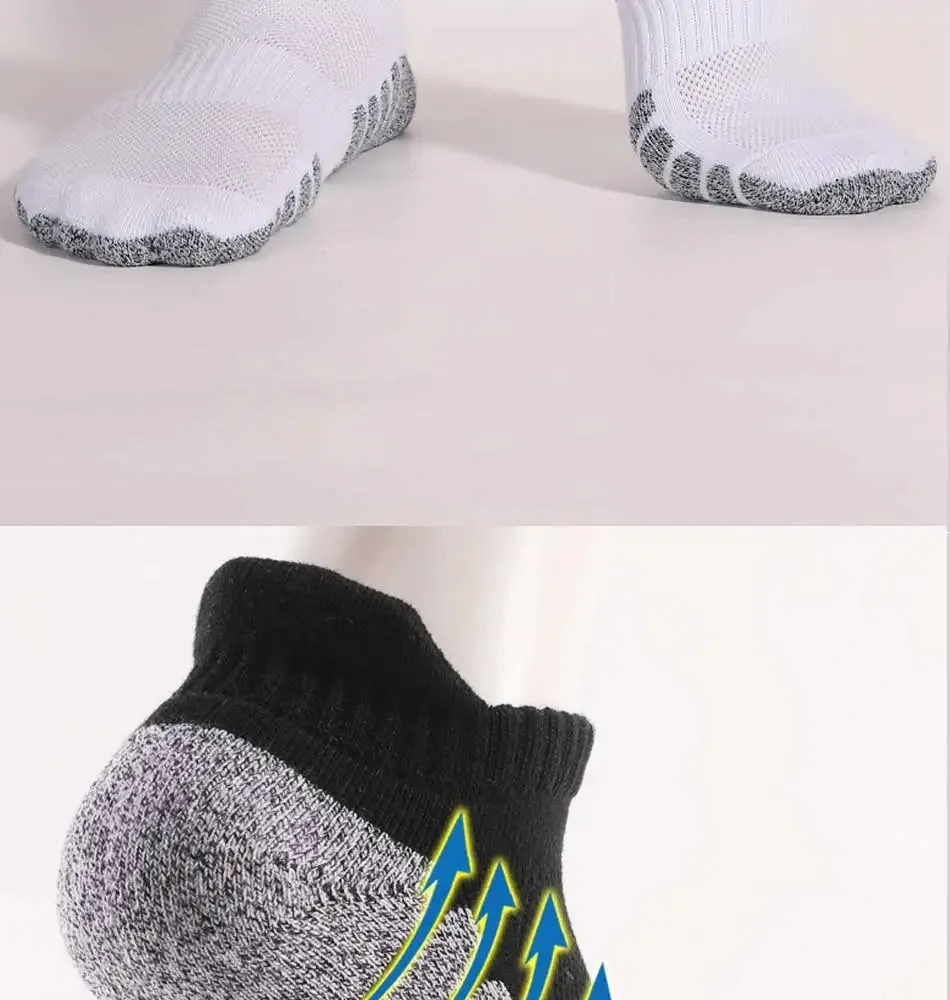 3pairs Thick Low cut Running Socks