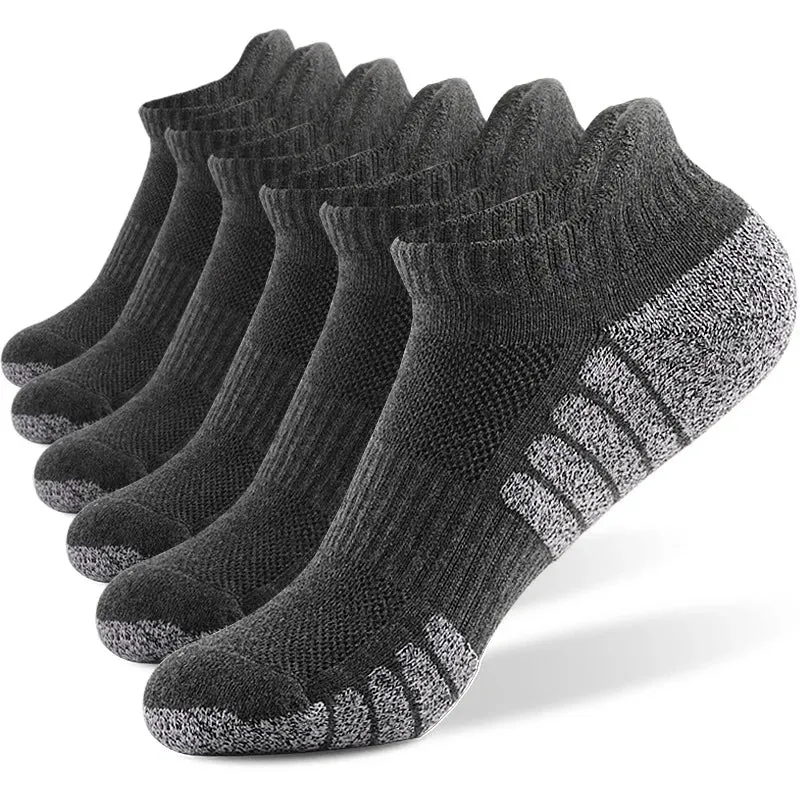 3pairs Thick Low cut Running Socks