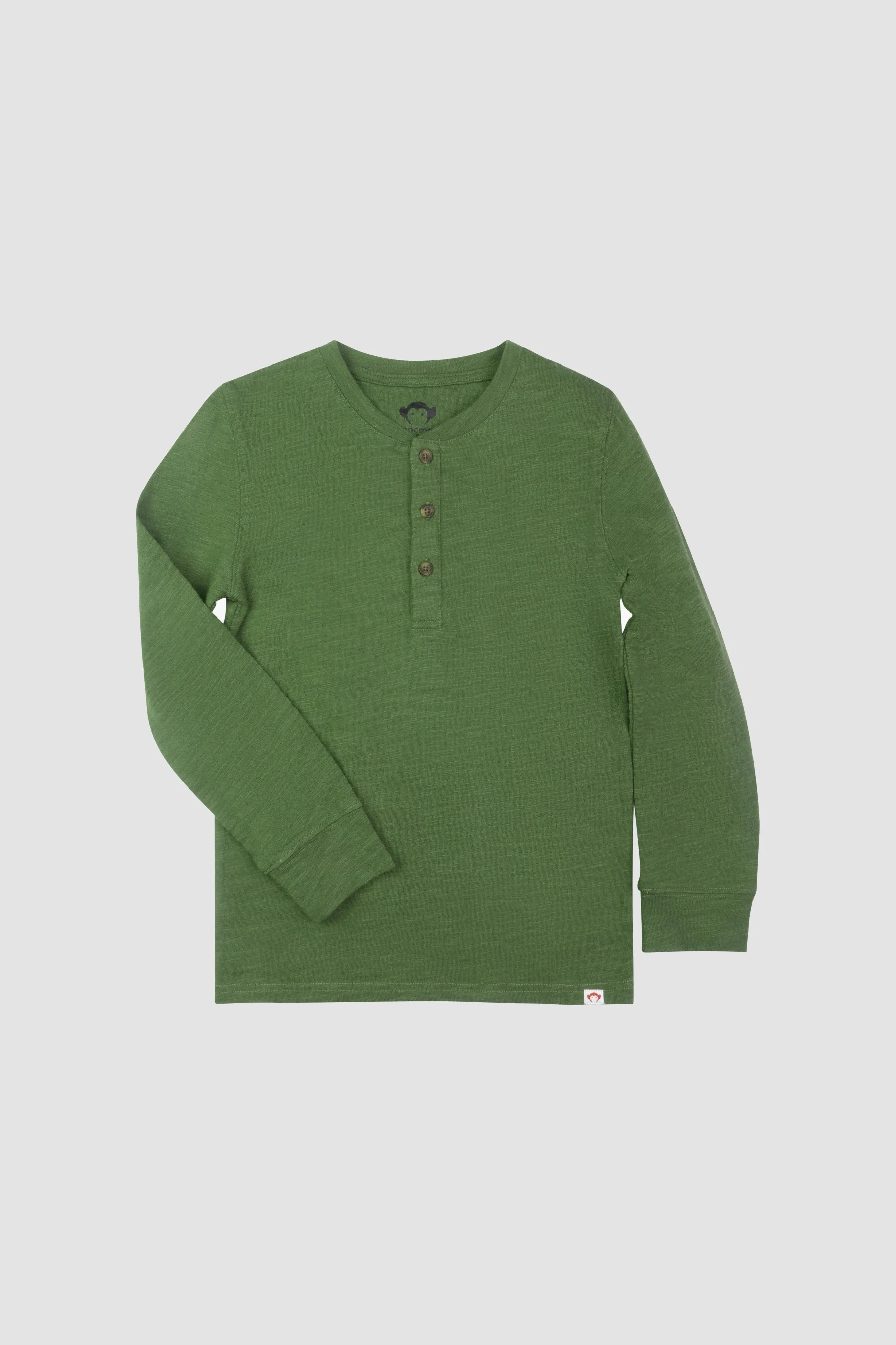 APP Allday Henley Long Sleeve in Green