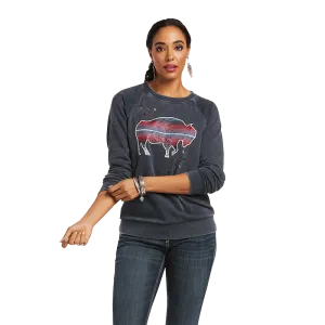 Ariat Ladies Night Star Long Sleeve Dark Sapphire Sweatshirt