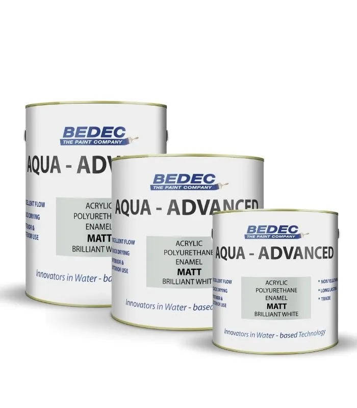 Bedec Aqua Advanced Paint Matt - Brilliant White