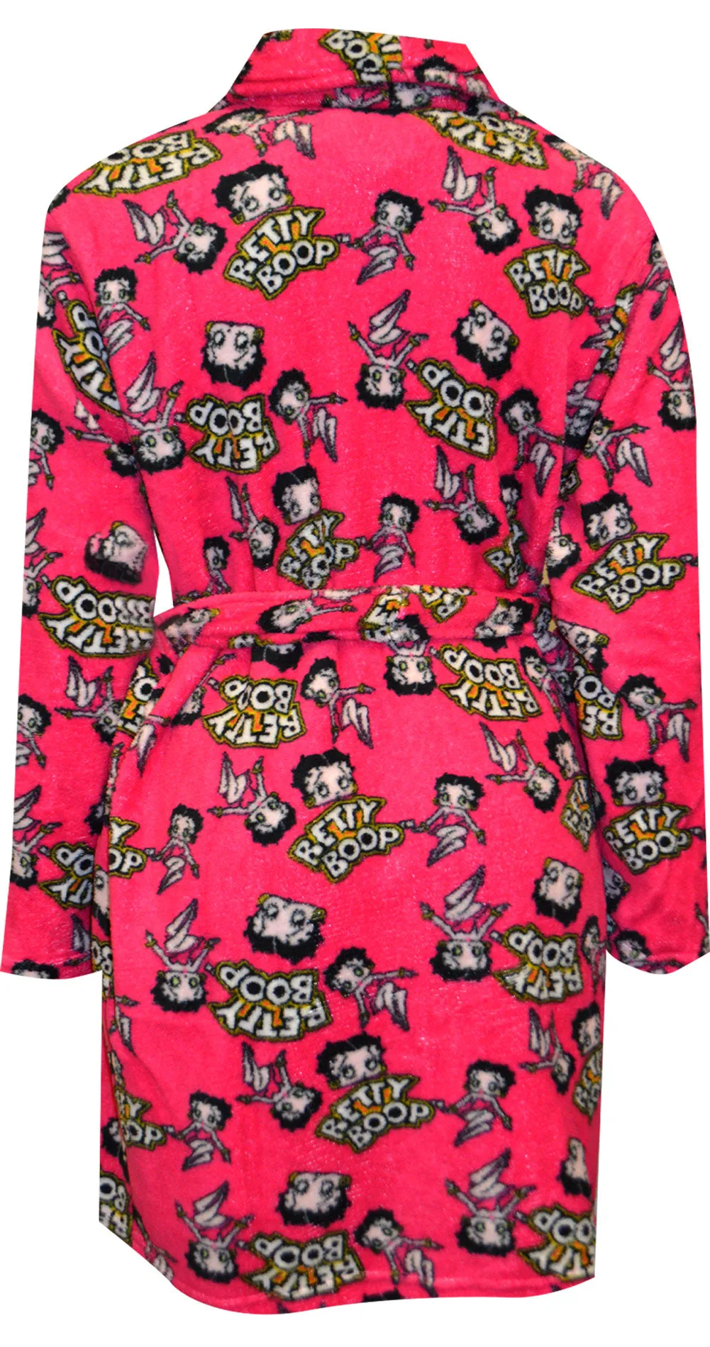 Betty Boop Fuchsia Super Soft Plush Robe