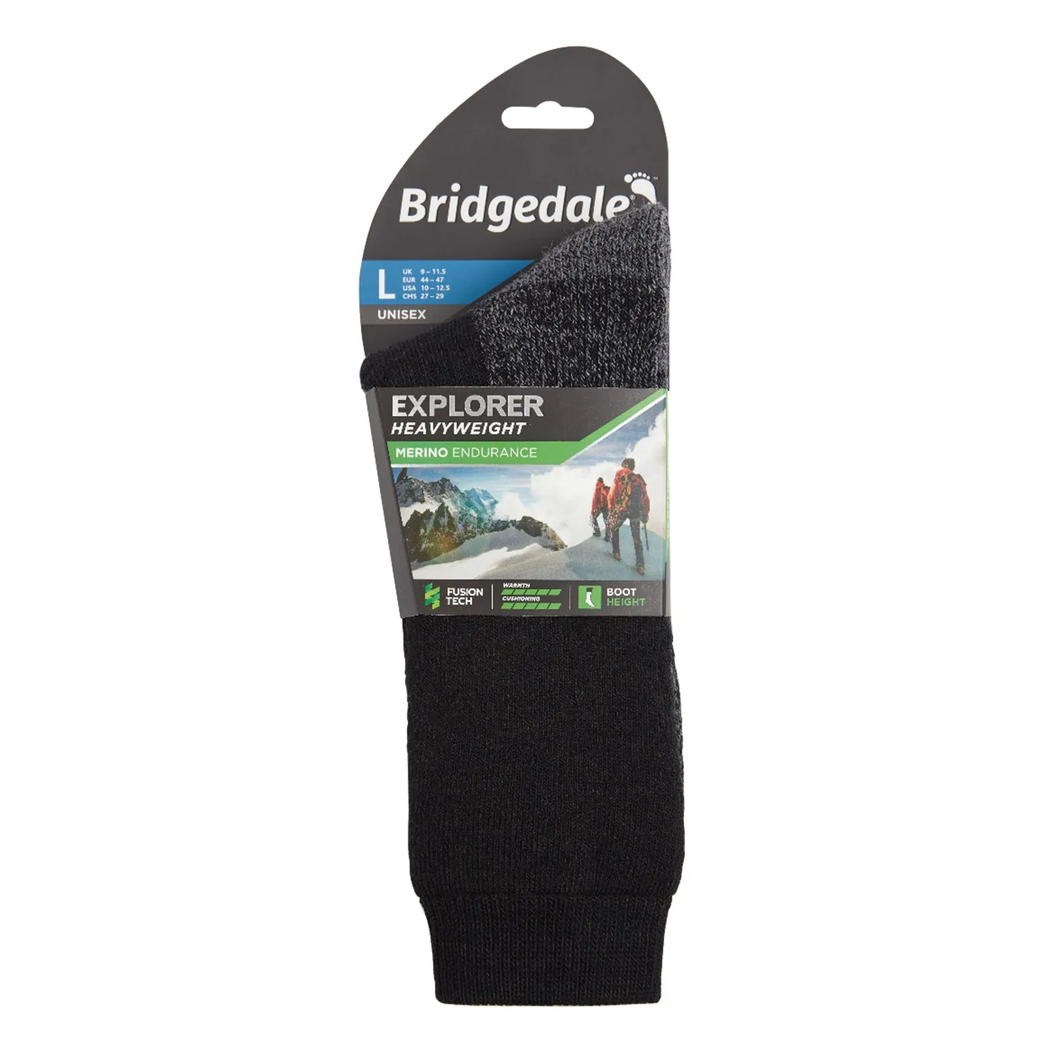 Bridgedale EXPEDITION Heavyweight Comfort Socks (Black)