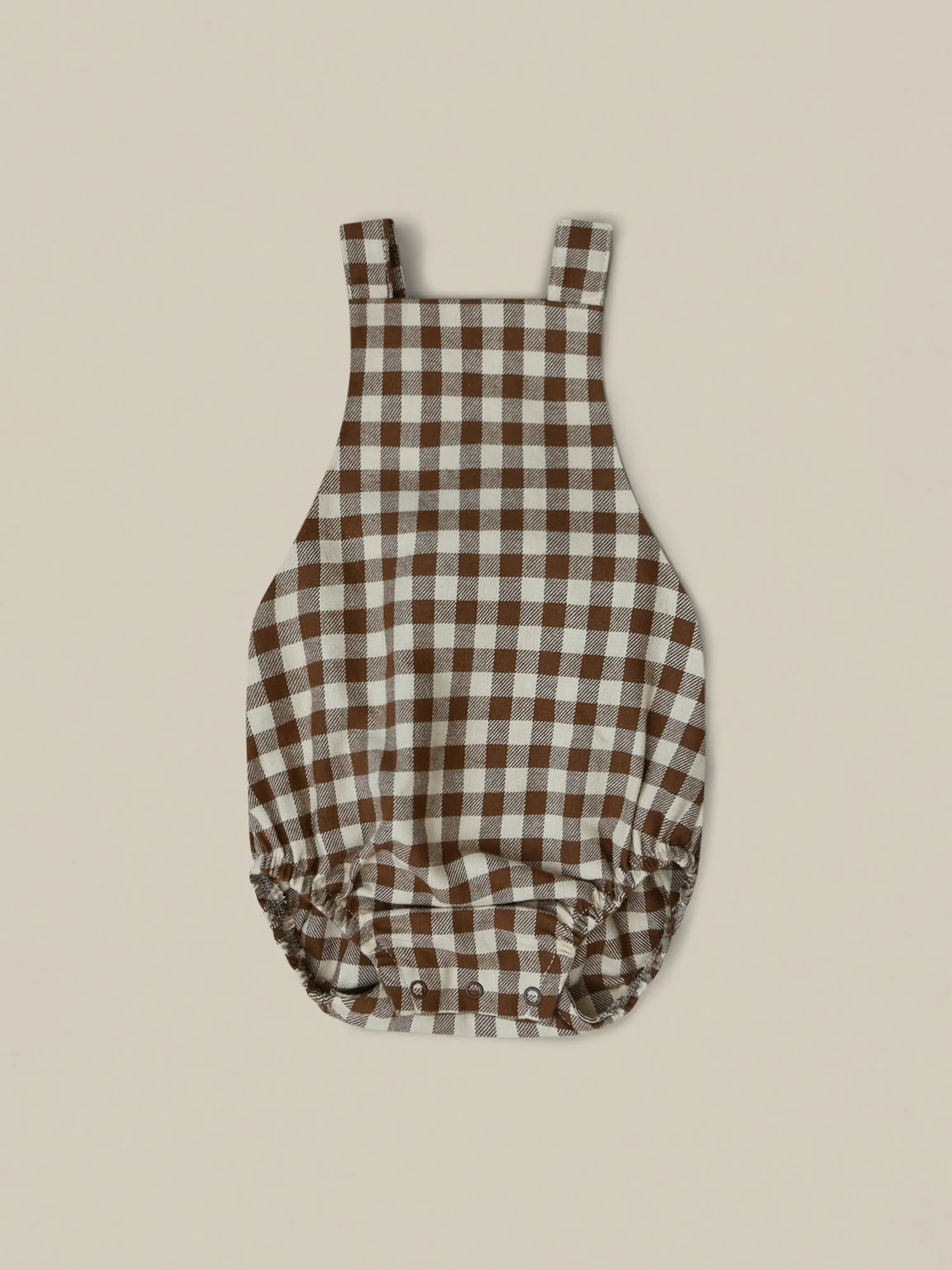 Chestnut Gingham Bloomers With Braces