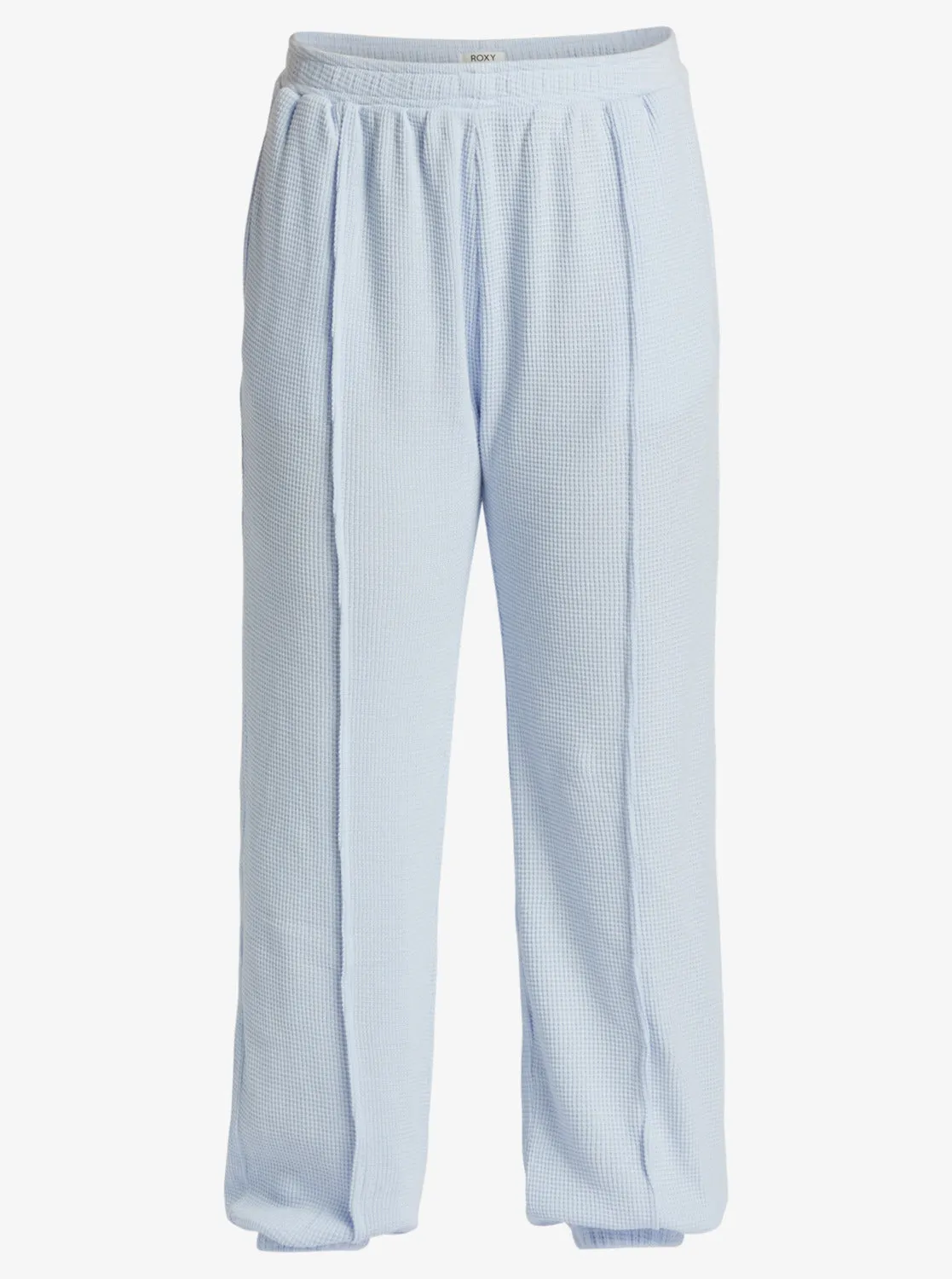 Chloe Kim Off Duty Waffle Sweatpants - Halogen Blue