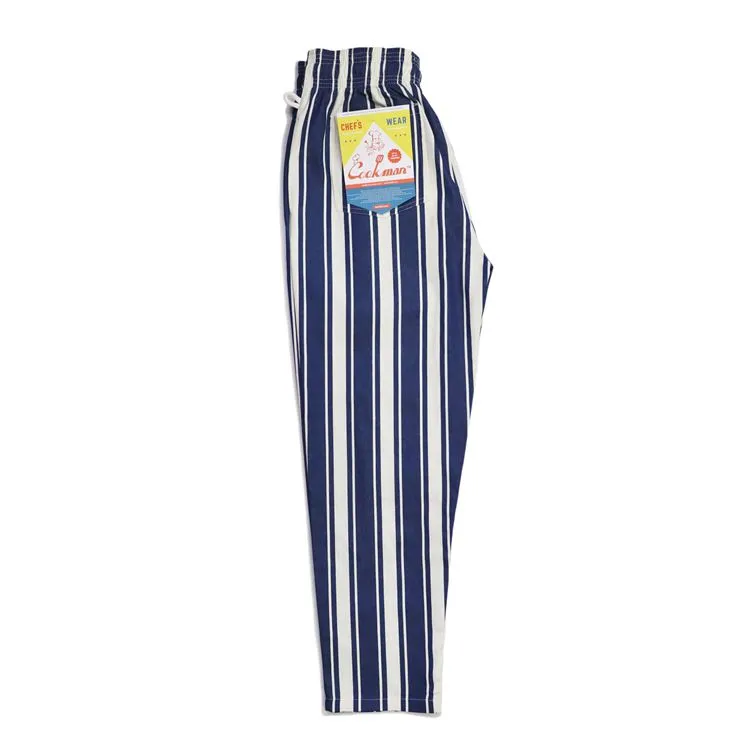 Cookman Chef Pants - Awning Stripe : Navy