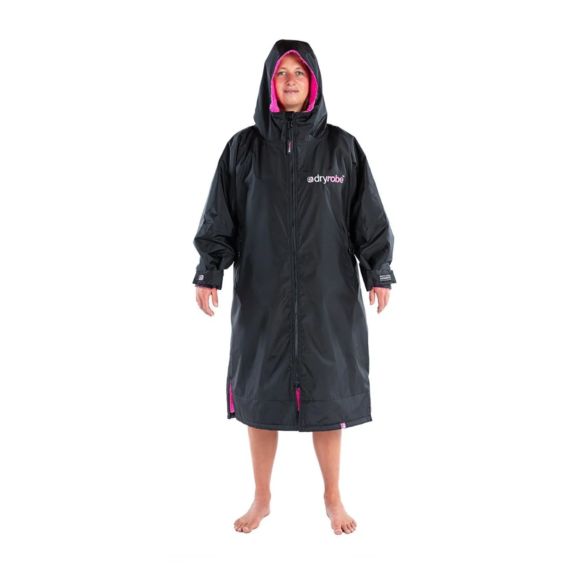 DryRobe® Advance Long Sleeve dryrobe® Black/Pink