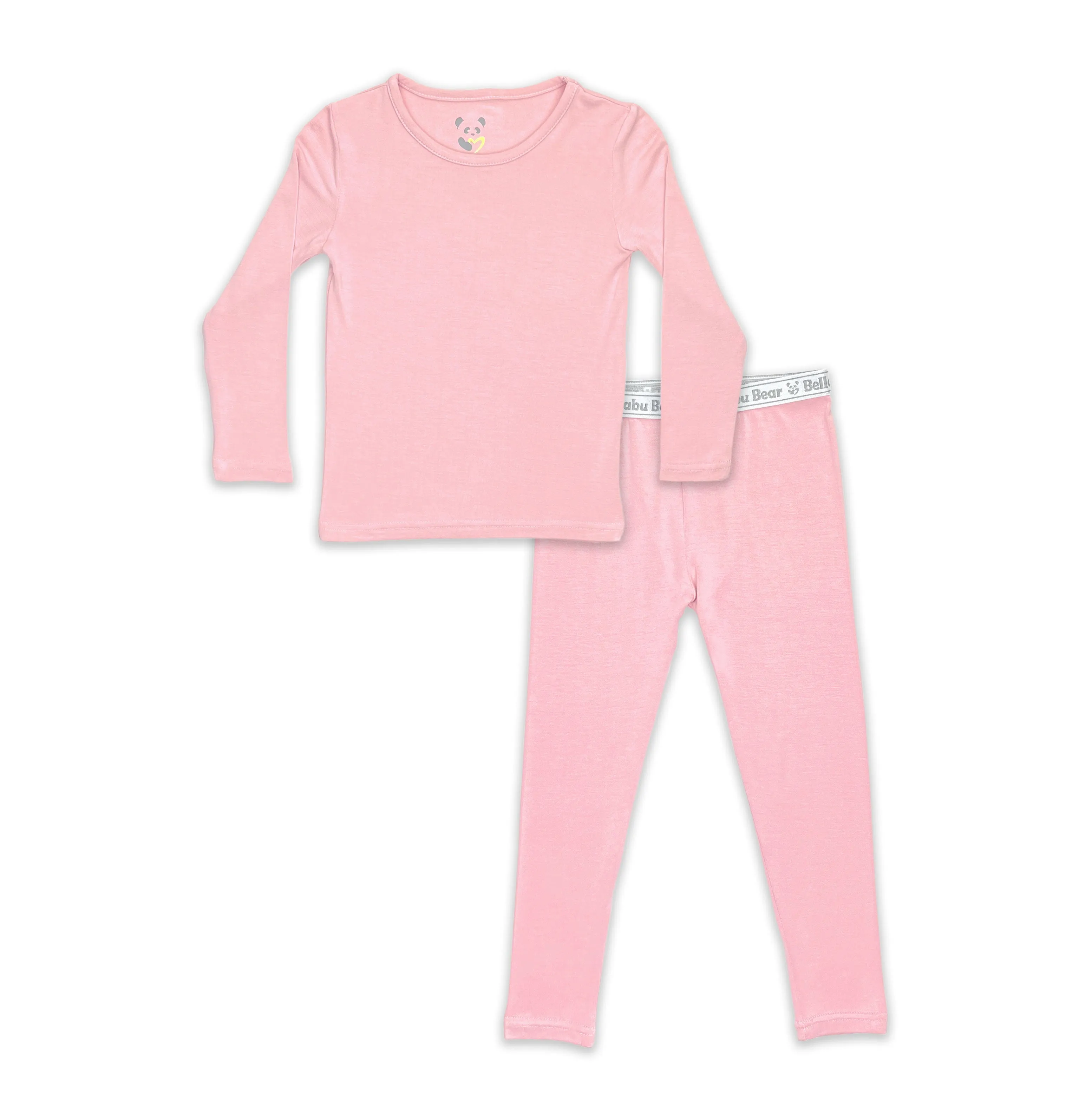 Dusty Rose Bamboo Kids Pajamas