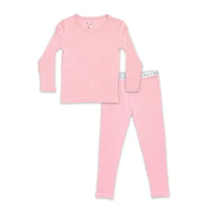 Dusty Rose Bamboo Kids Pajamas