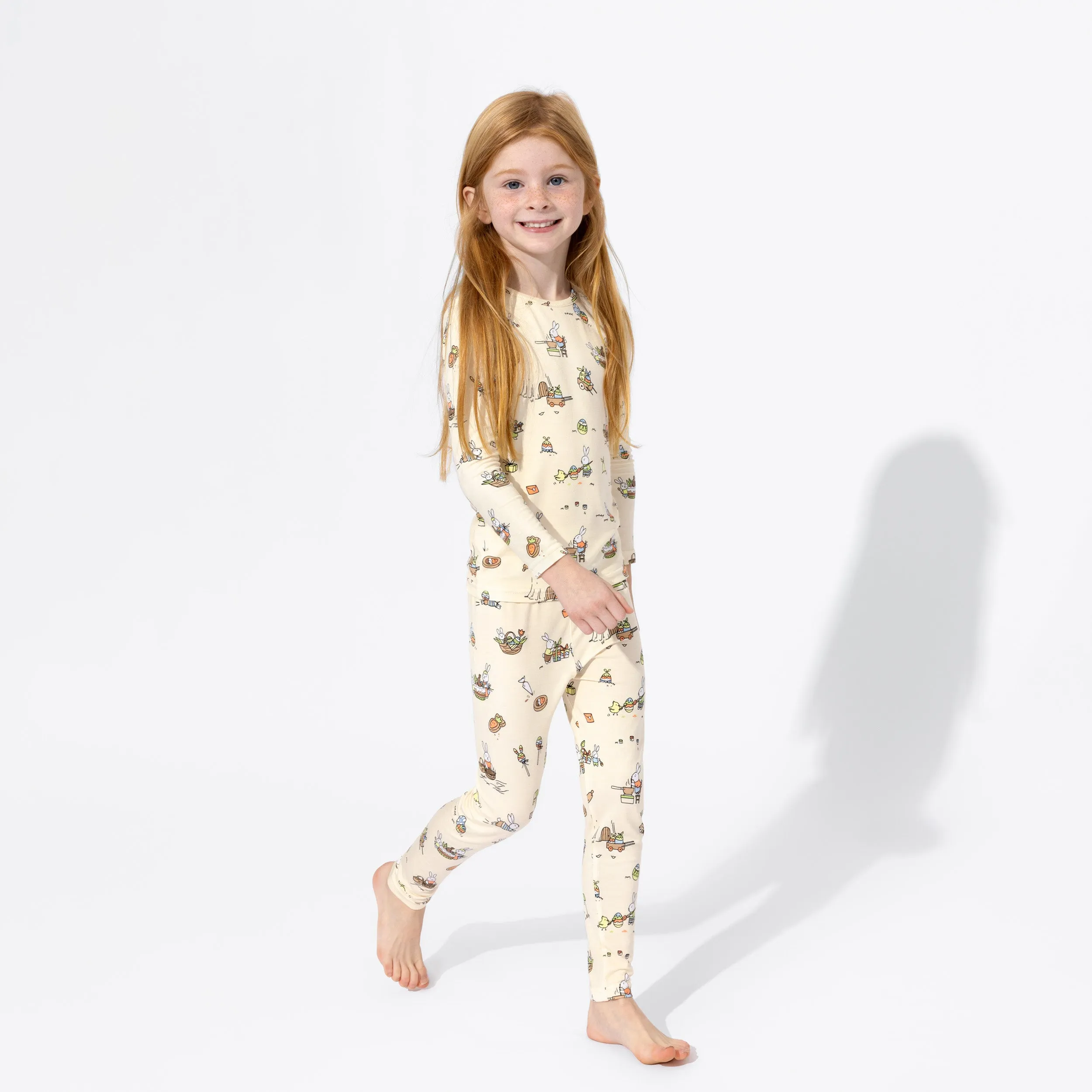 Easter Bunny Workshop Bamboo Kids Pajamas