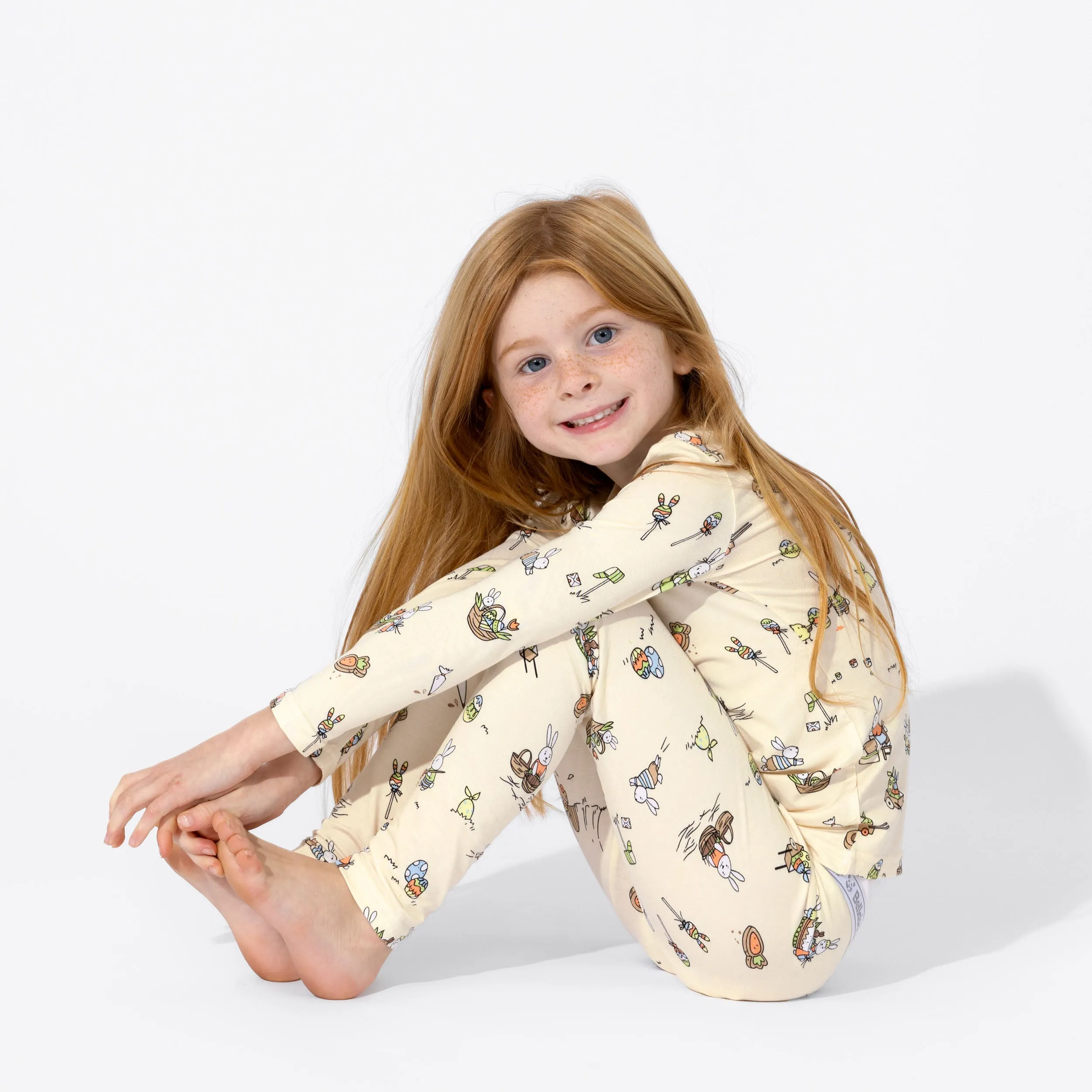 Easter Bunny Workshop Bamboo Kids Pajamas