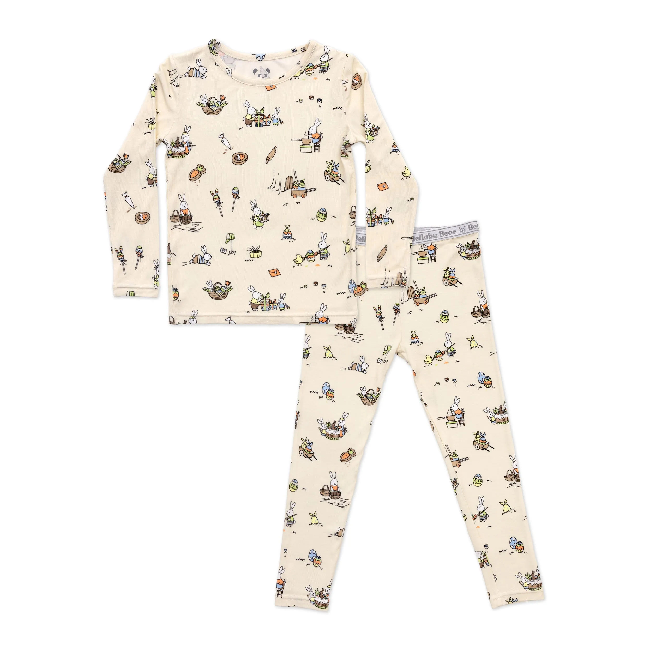 Easter Bunny Workshop Bamboo Kids Pajamas