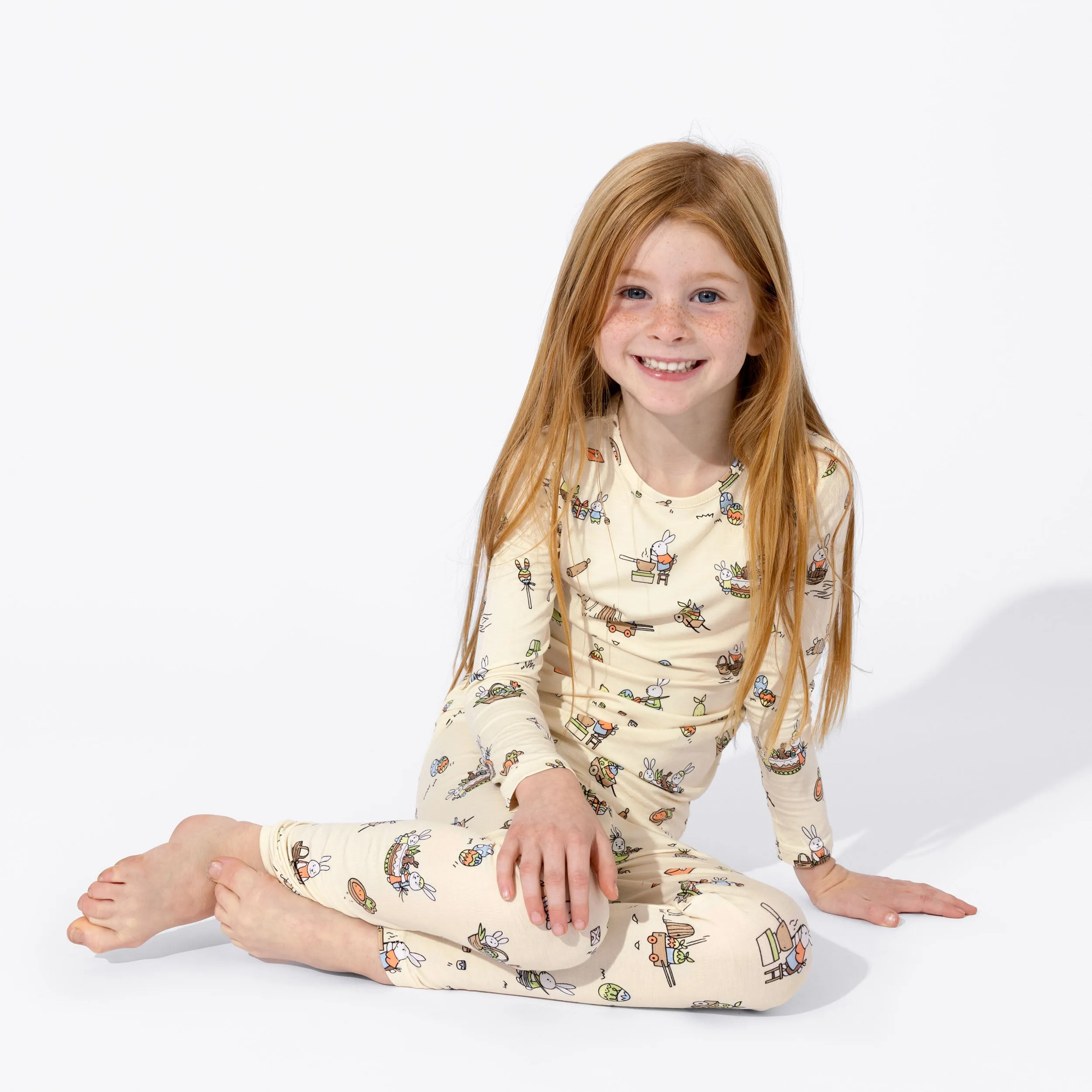 Easter Bunny Workshop Bamboo Kids Pajamas