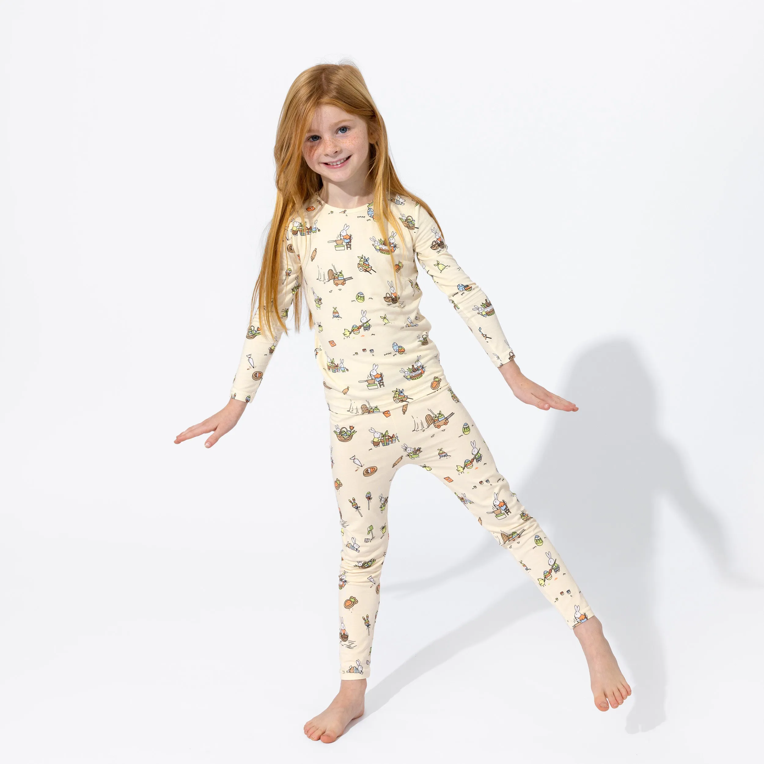 Easter Bunny Workshop Bamboo Kids Pajamas