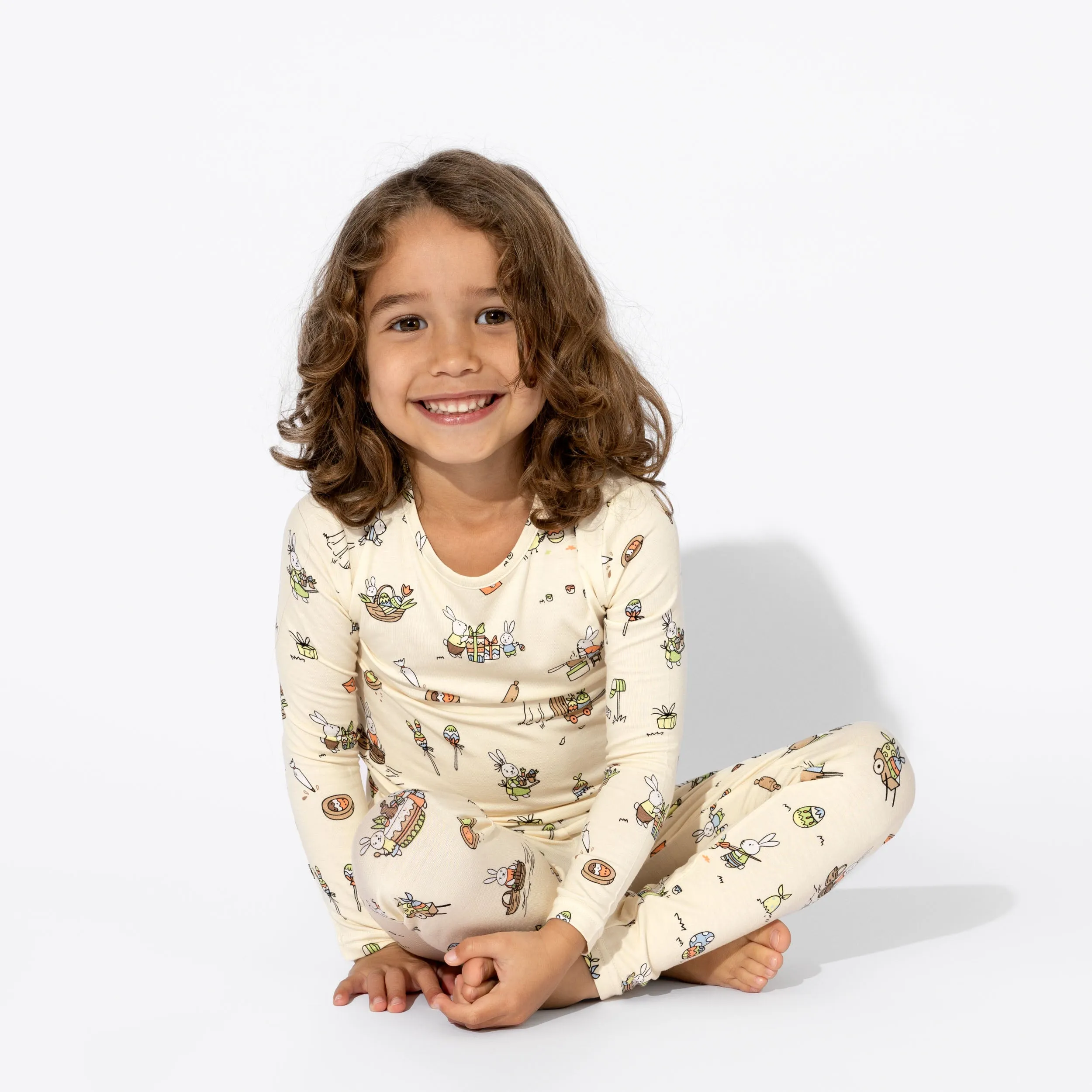 Easter Bunny Workshop Bamboo Kids Pajamas