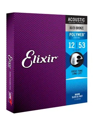 Elixir E11050 Poly Acoustic Light 12-53 Set