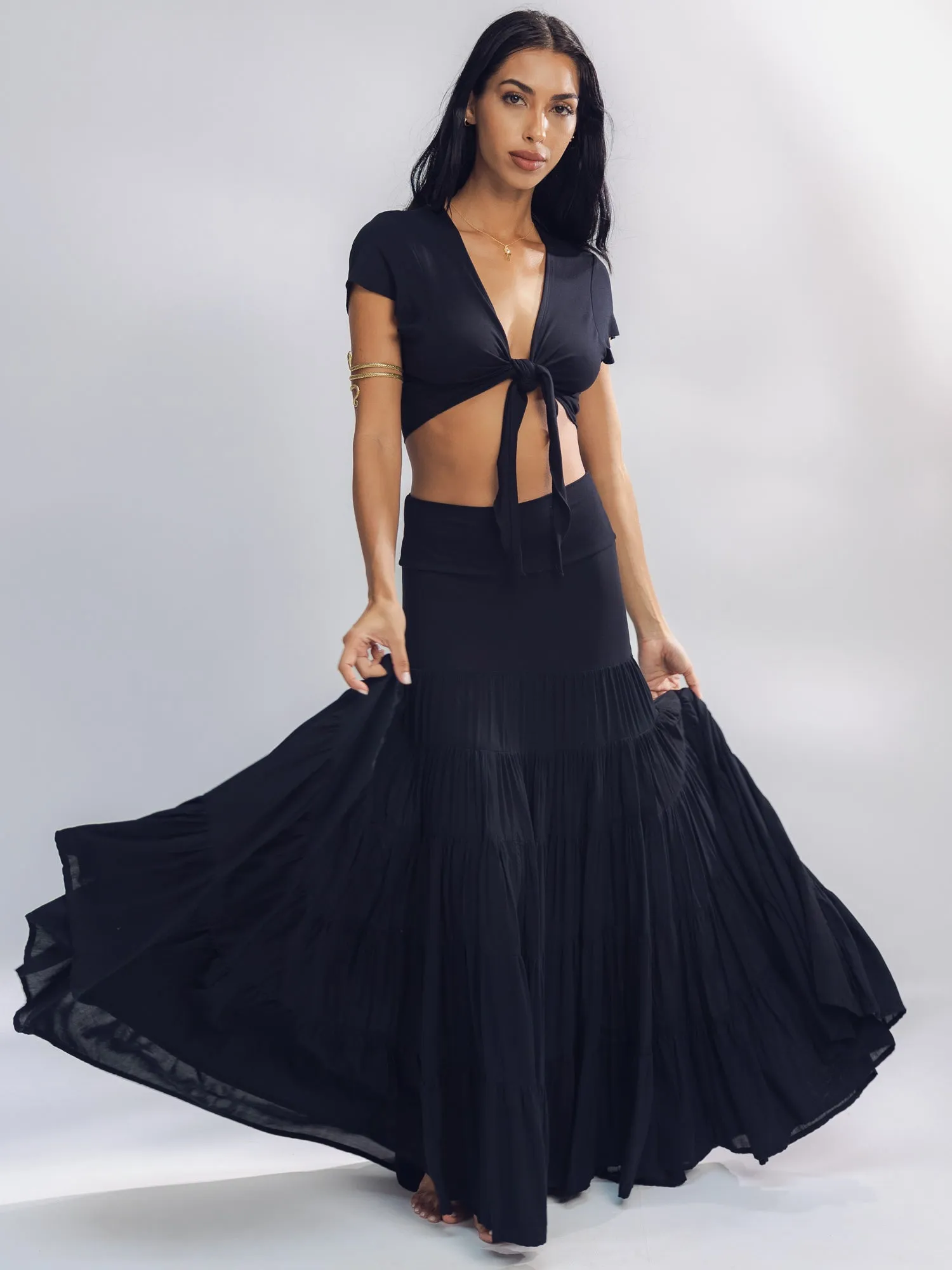 Esme Skirt - Black Onyx