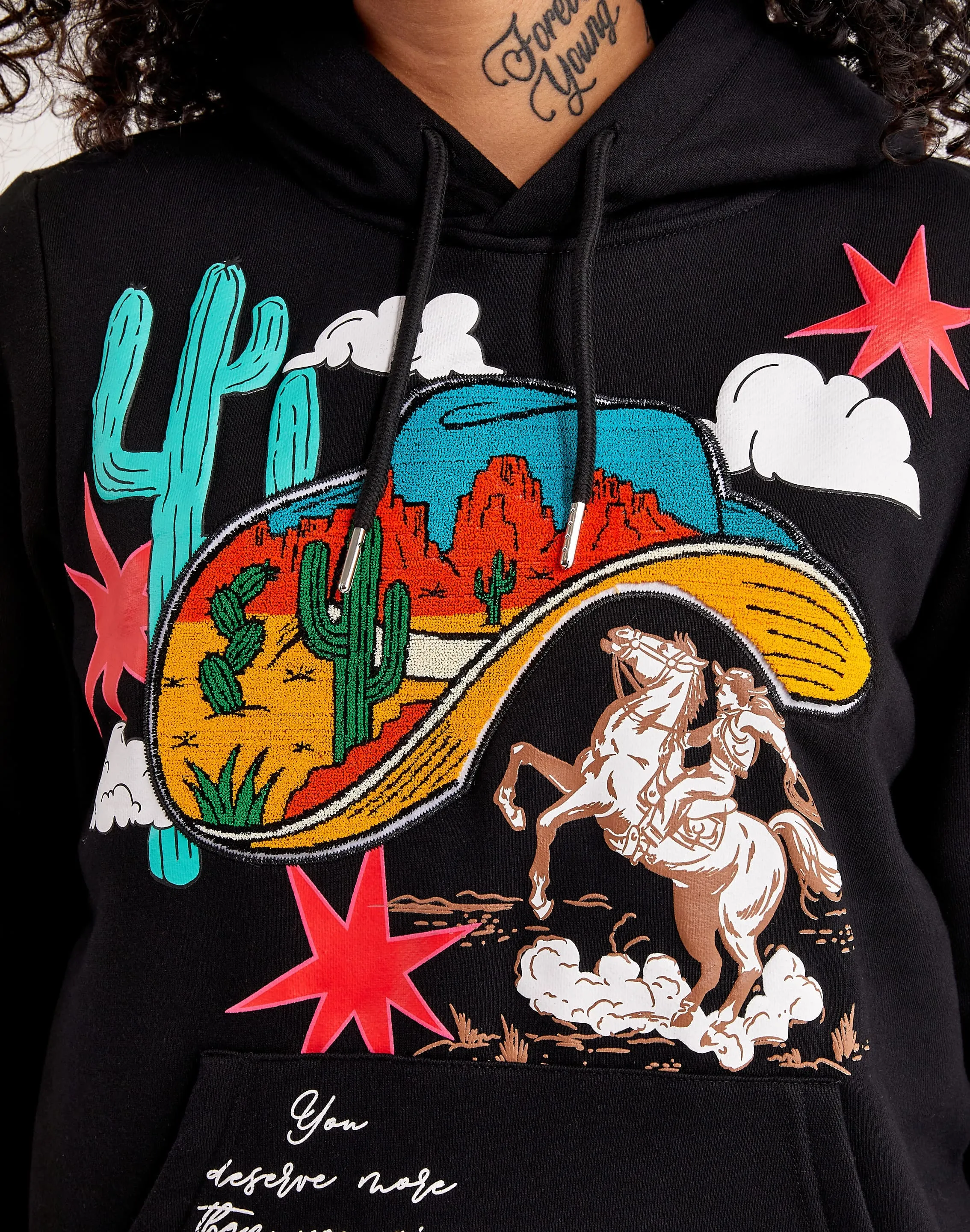 First Row Wild & Free Fleece Pullover Hoodie