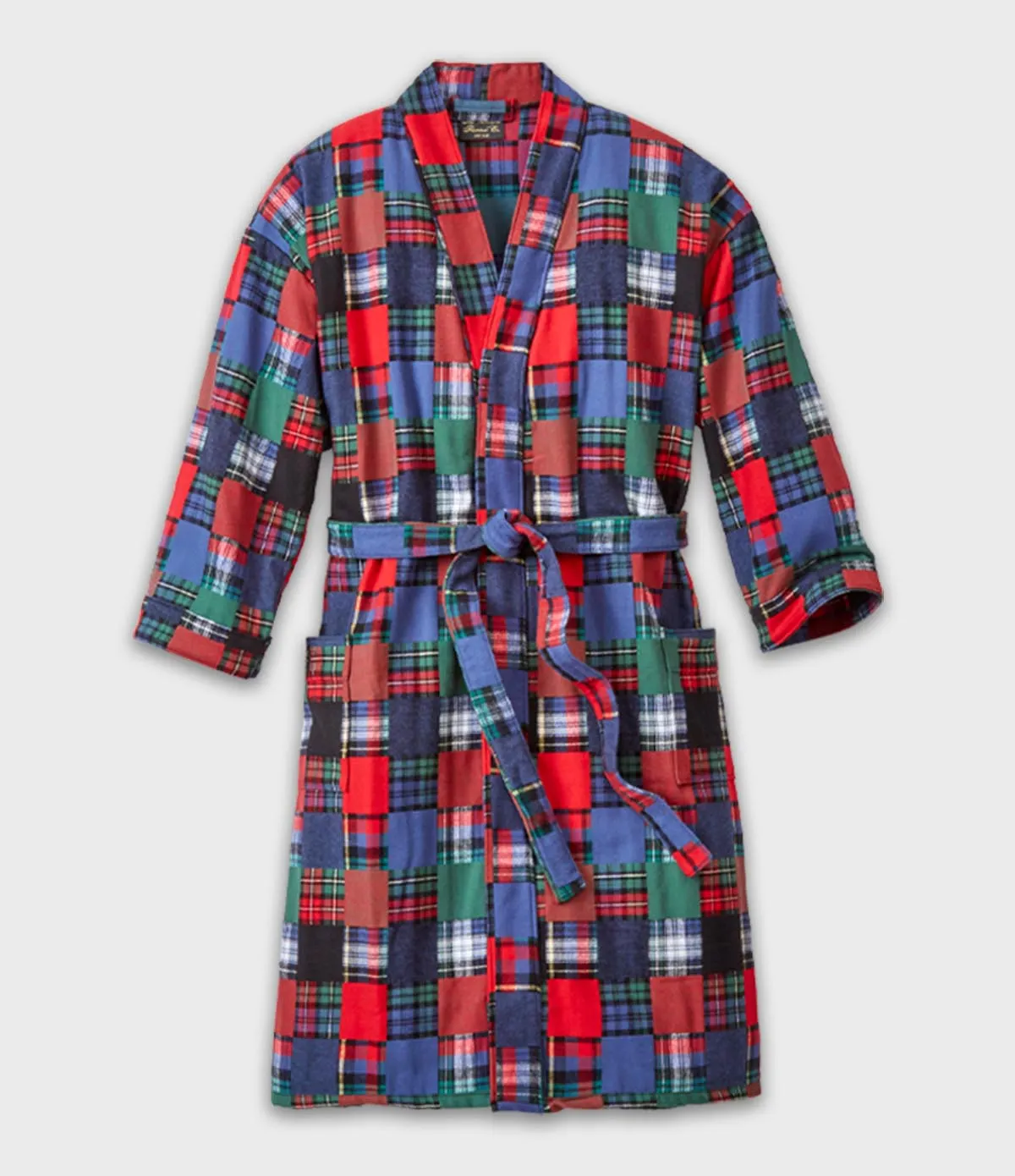 Flannel Robe - Patchwork