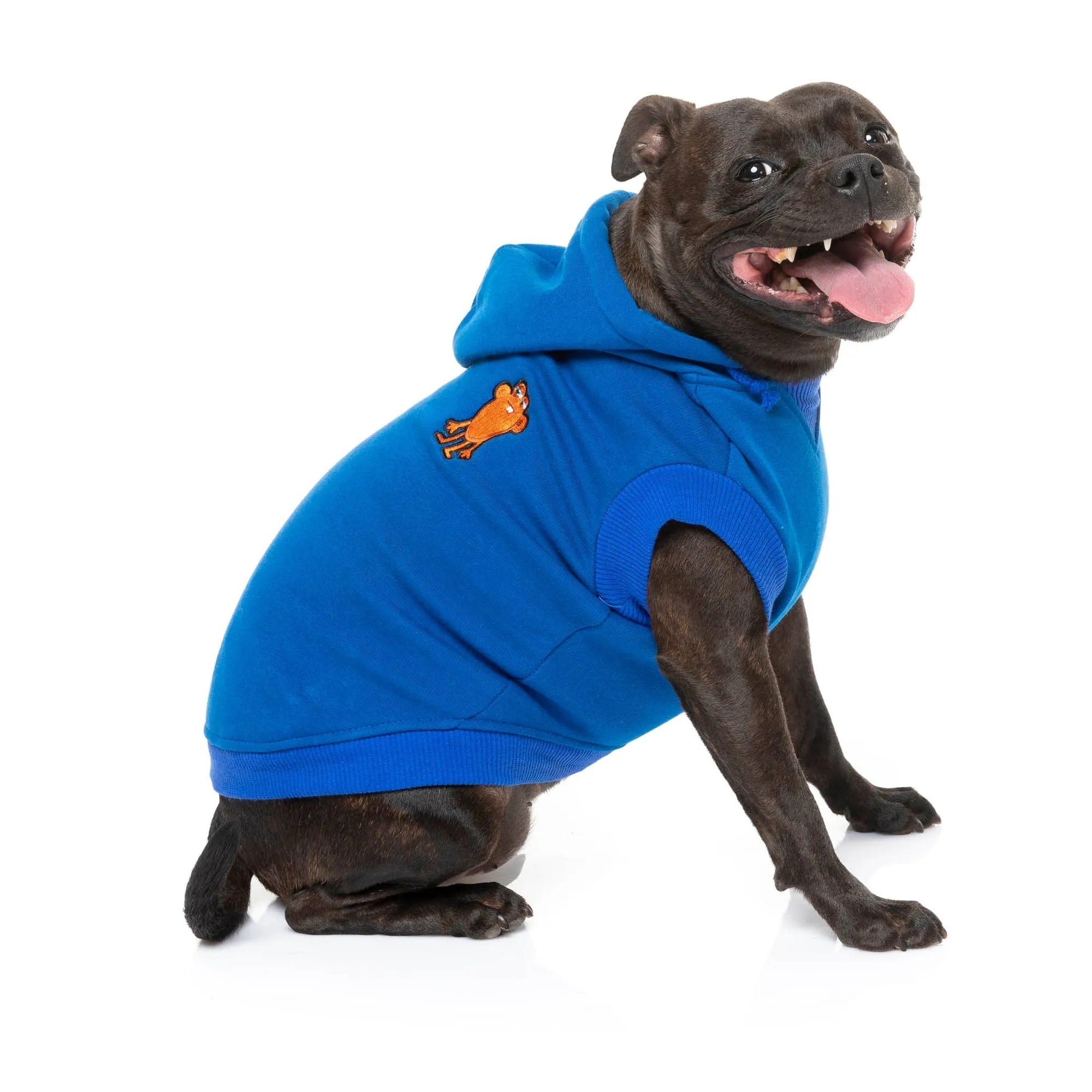 FuzzYard Apparel Yardsters Dog Hoodie Blue Size 2 XSmall***