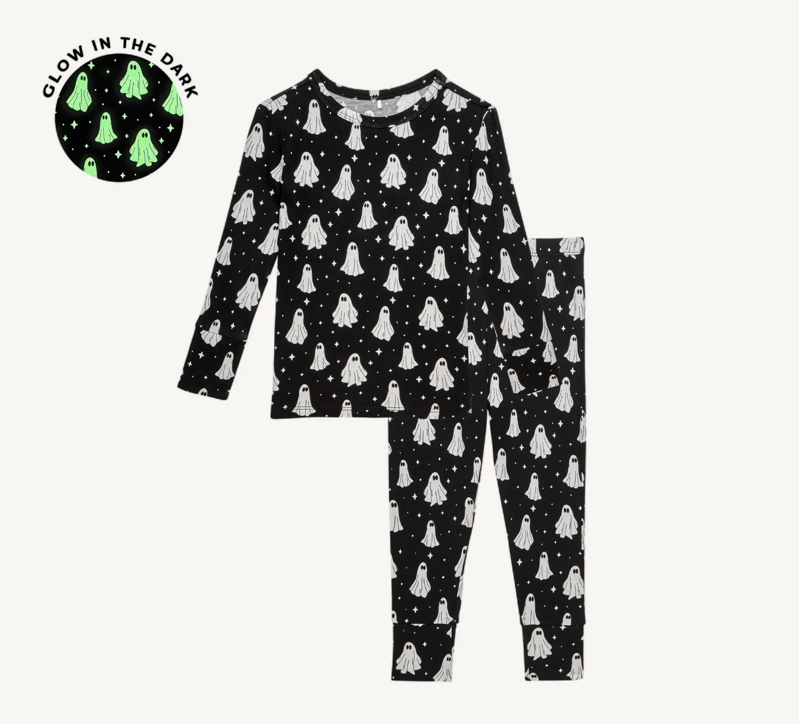 Ghostly Long Sleeve Pajamas