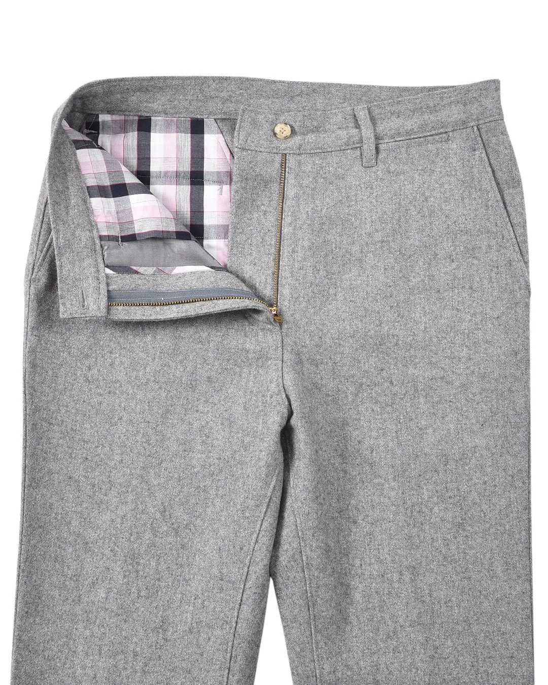 Grey Wool Winter Pant