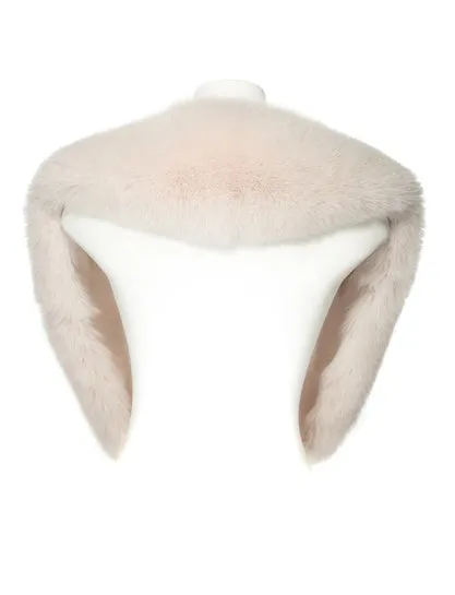 Ice Pink Fox Fur Collar