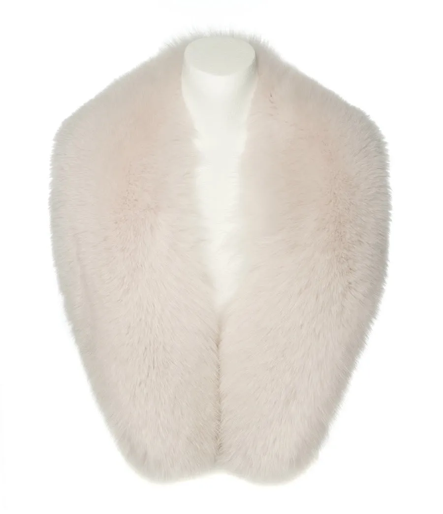 Ice Pink Fox Fur Collar