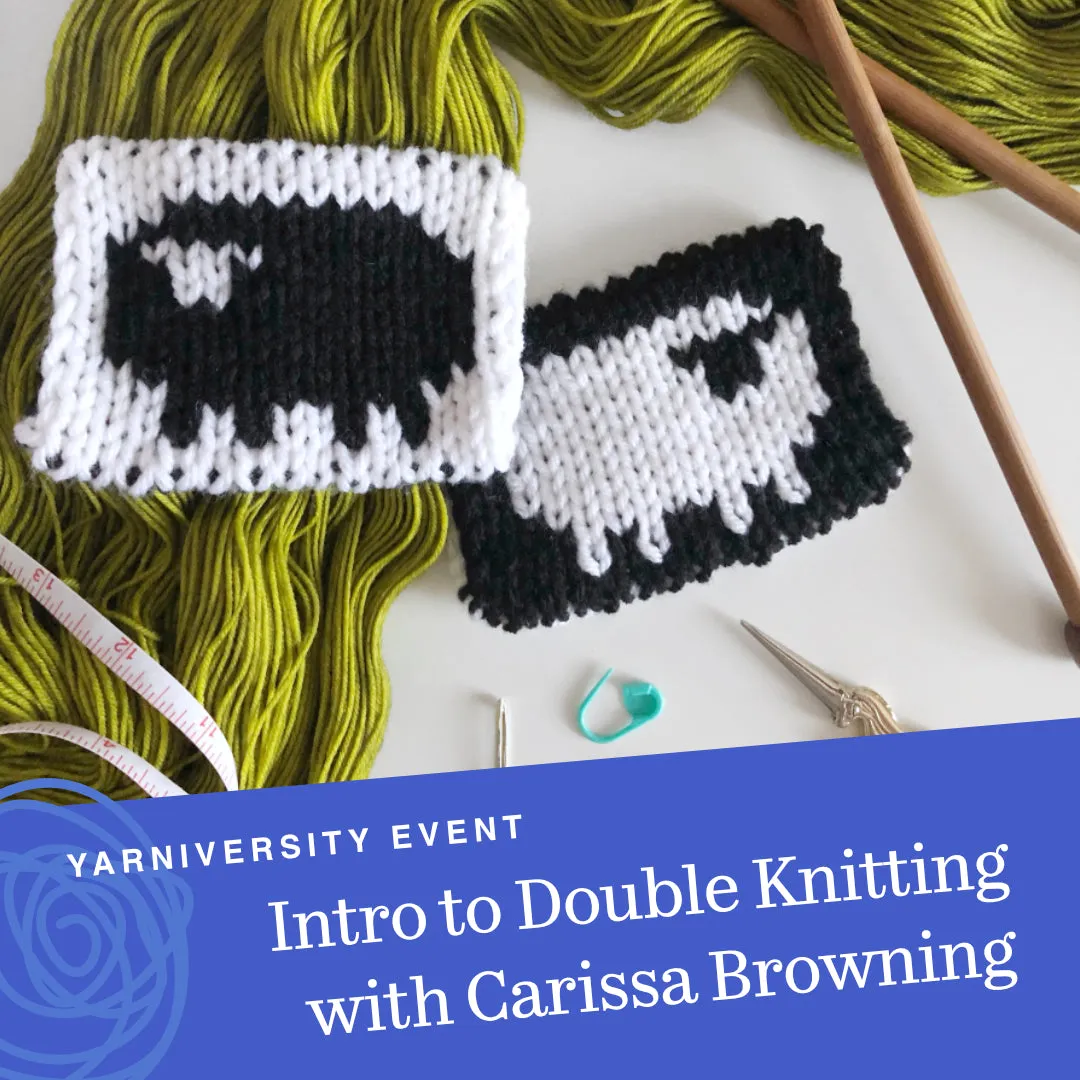 Intro to Double Knitting with Carissa Browning