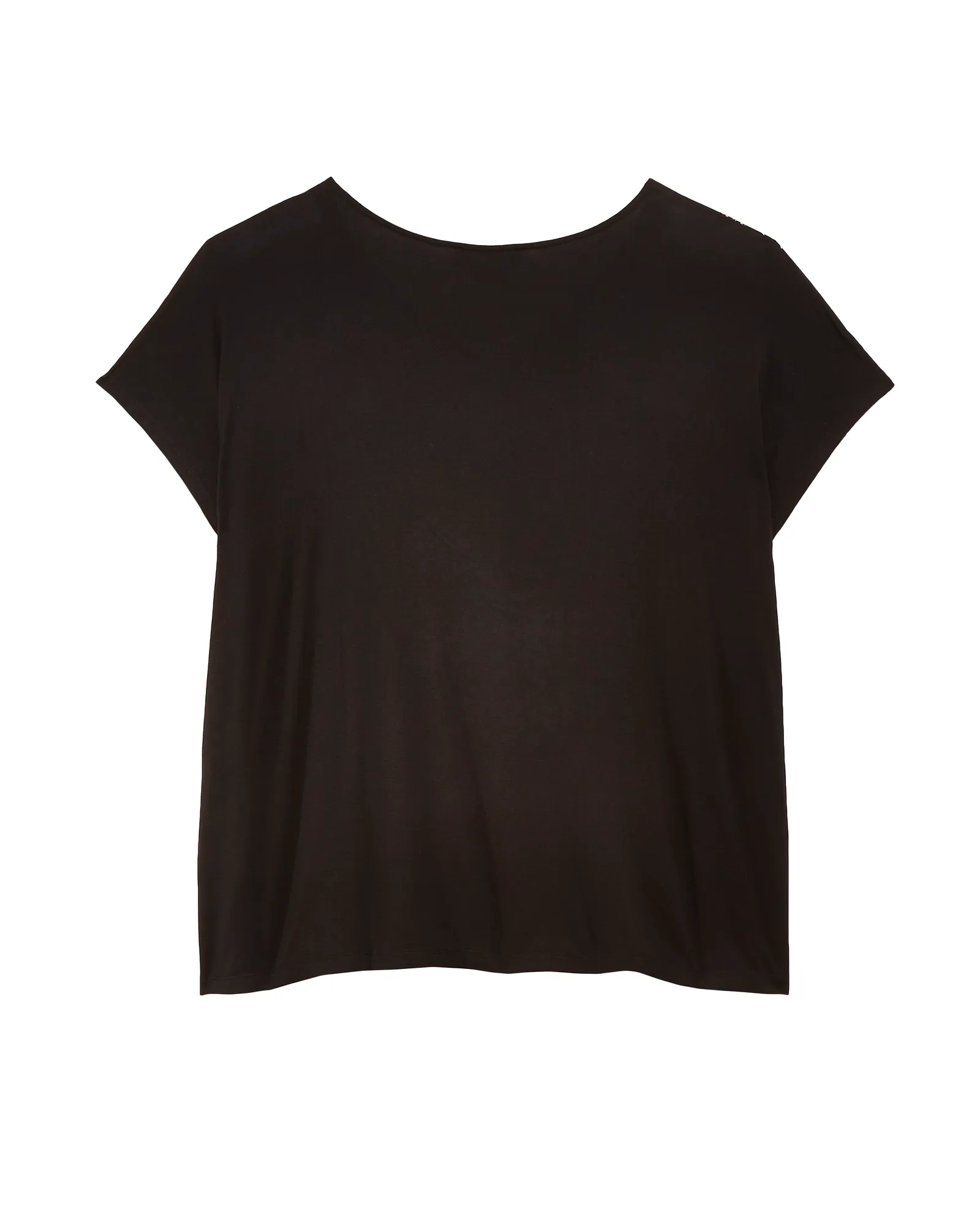 Kourtney Mixed Media Top | Black / Red