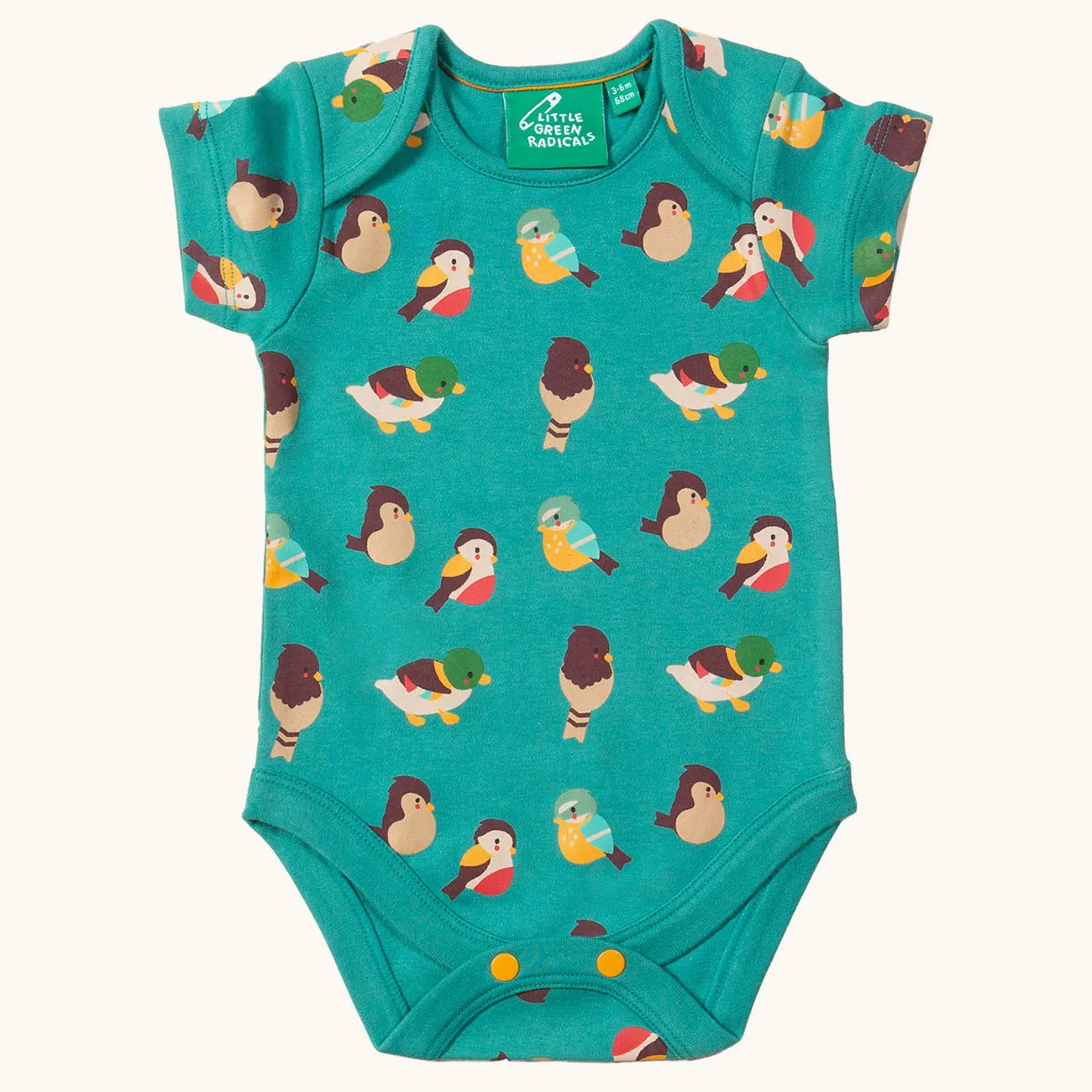 LGR Garden Birds Organic Baby Body Set - 2 Pack