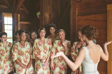 Light Yellow Bridesmaids Robes