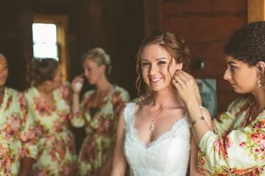 Light Yellow Bridesmaids Robes