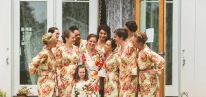 Light Yellow Bridesmaids Robes