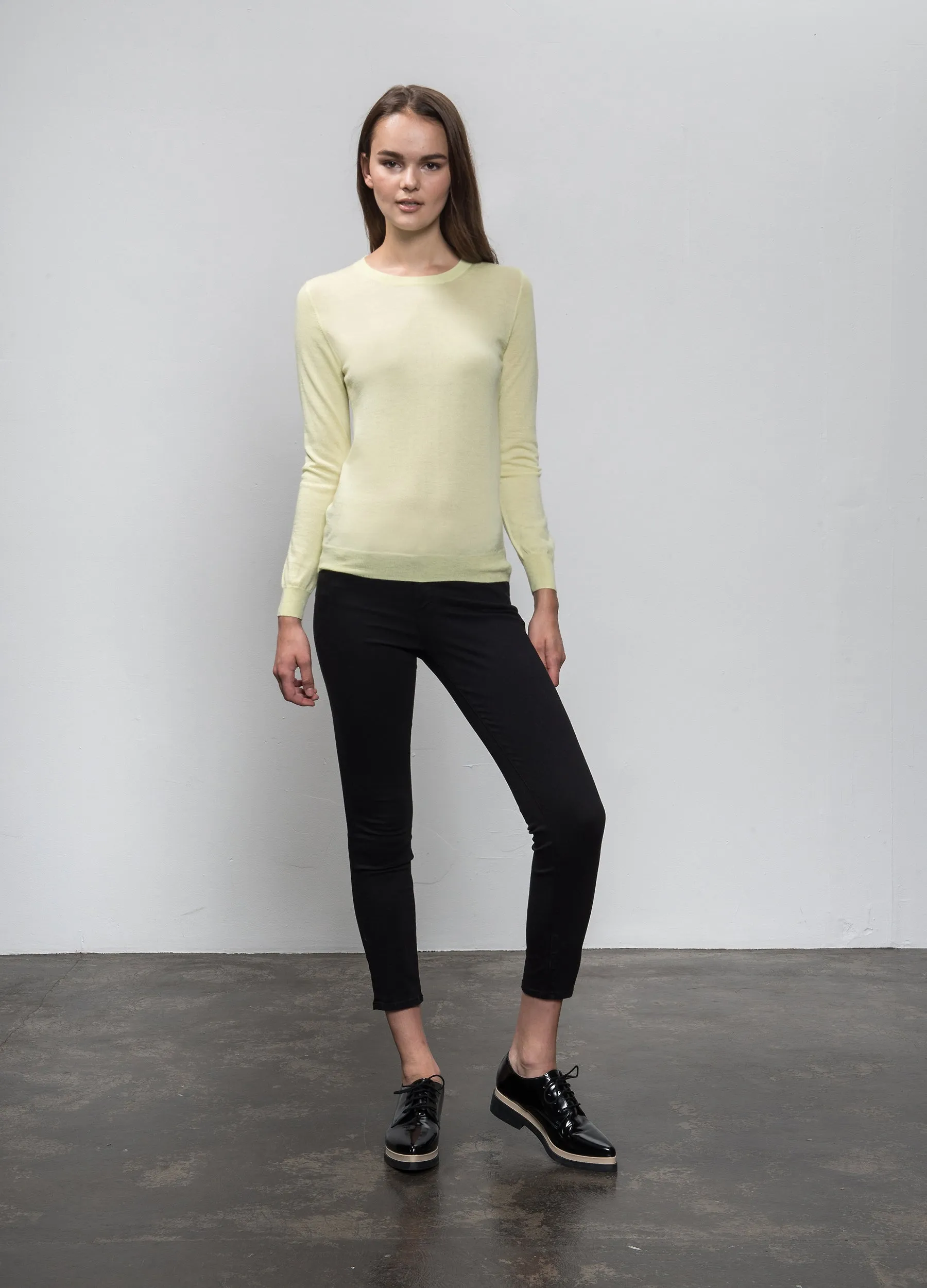 Lightweight Crew Neck_Key Lime