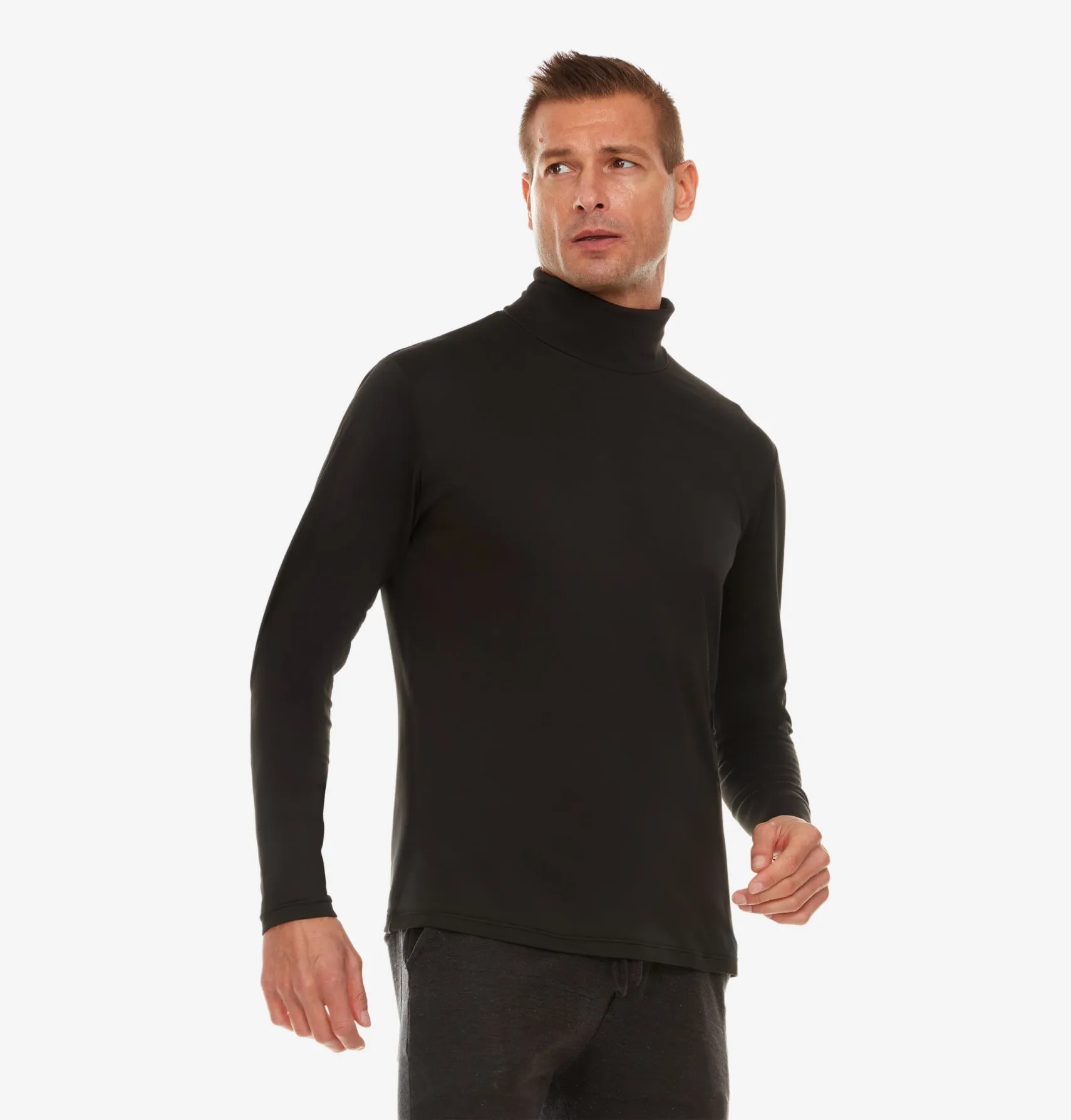 Men's Turtle Neck Thermal Top