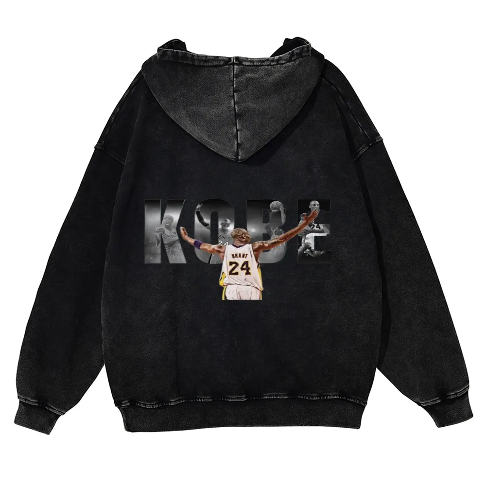 Mens Vintage No. 24 Kobe Hoodies