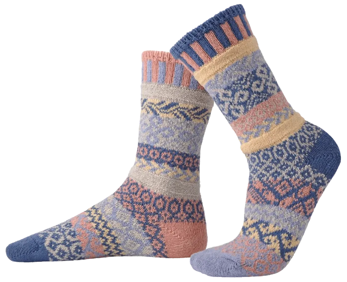 Mirage Recycled Cotton Crew Socks