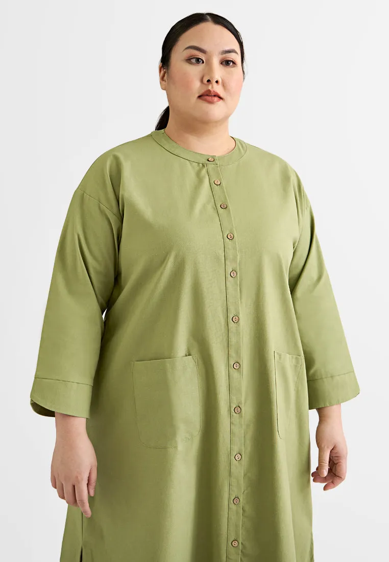 Nami ZEN 2024 Long Button Tunic Top