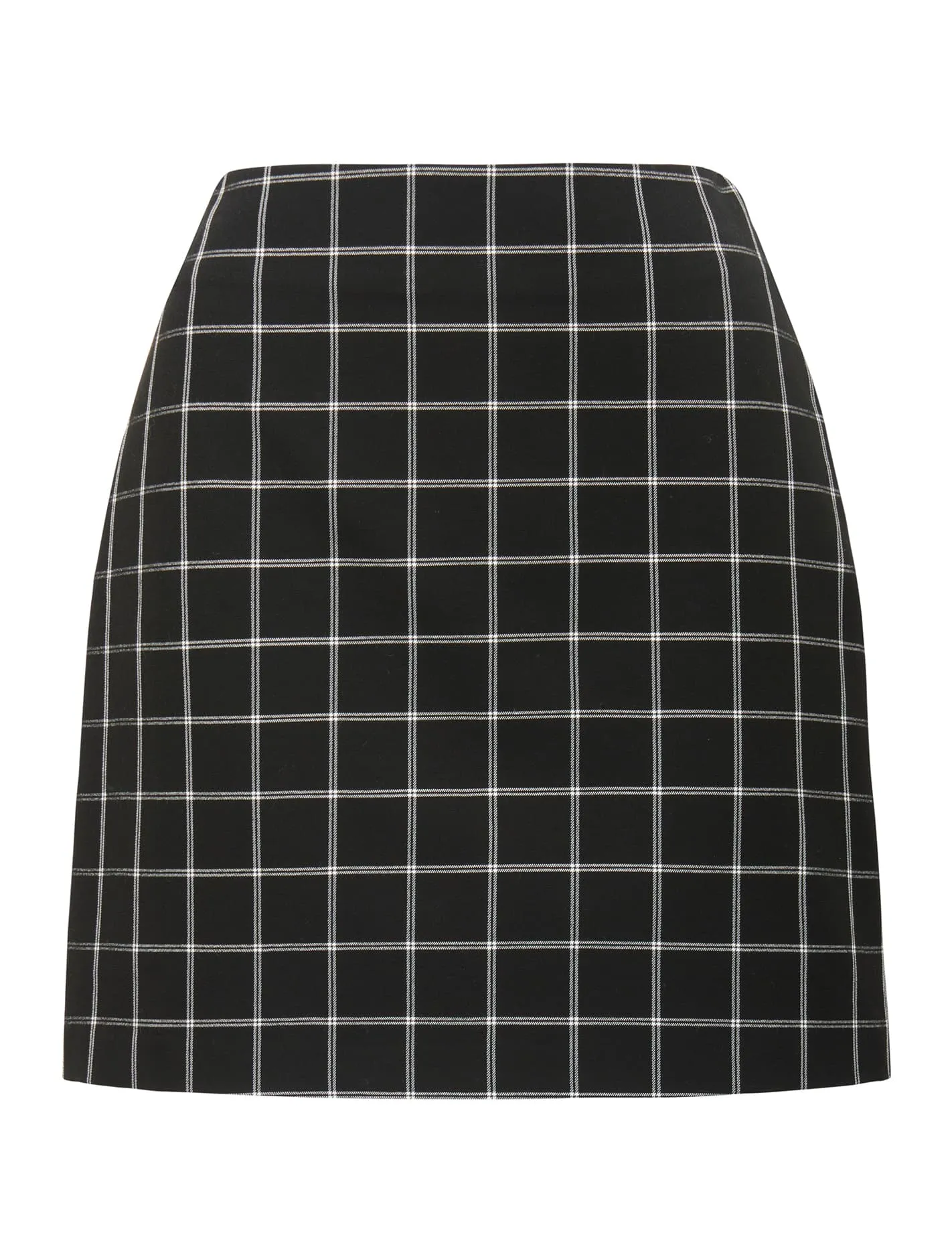 Naomi Windowpane Check Mini Skirt