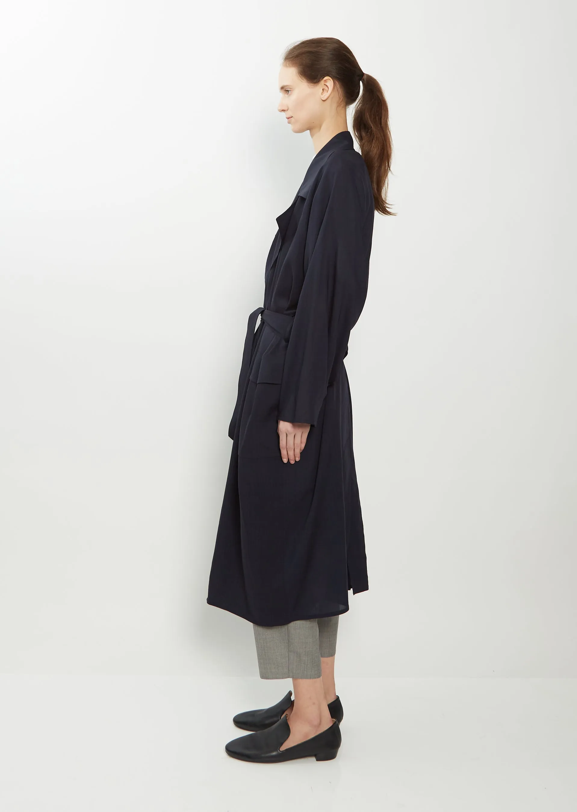 Oversized Trench Wool Coat