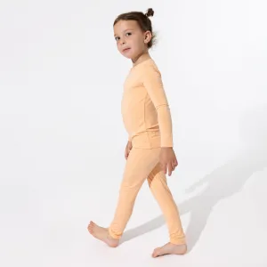 Peach Fuzz Bamboo Kids Pajamas