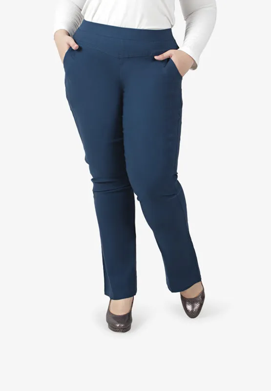 Peggy FLEXI Boot-Cut Pants - Blue