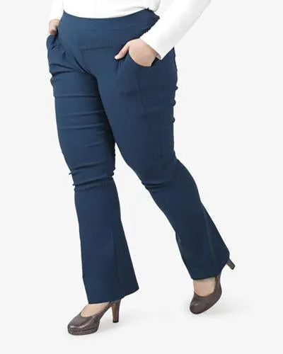 Peggy FLEXI Boot-Cut Pants - Blue