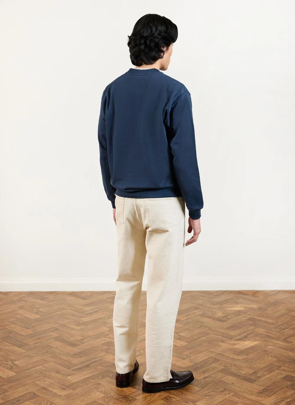 Perci Chainstitch Sweatshirt | Navy