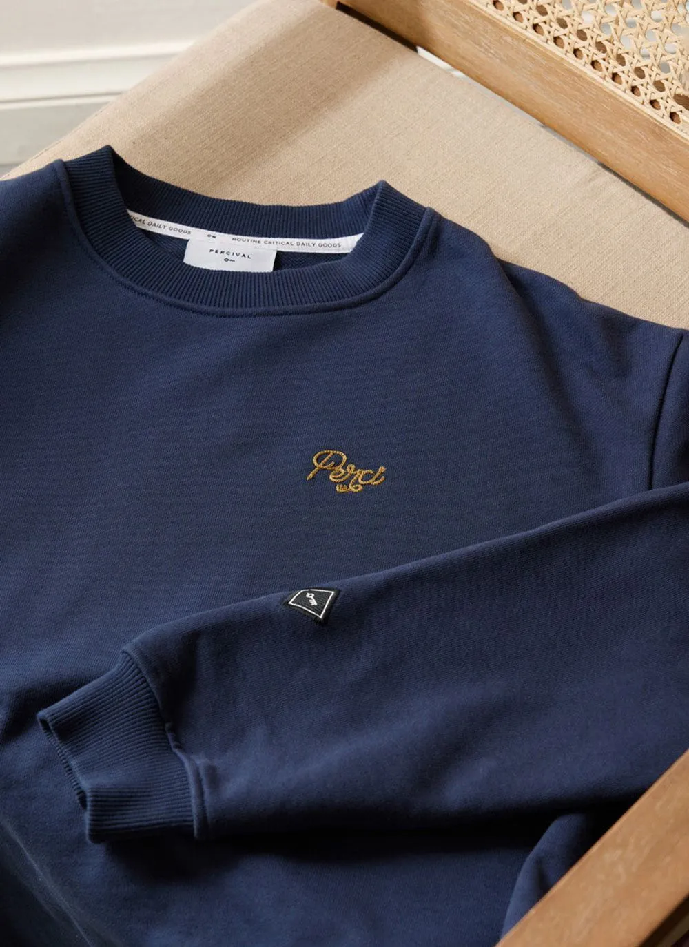 Perci Chainstitch Sweatshirt | Navy